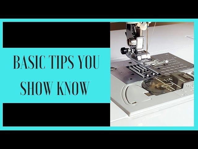 How to use a sewing machine | Sewing tutorial