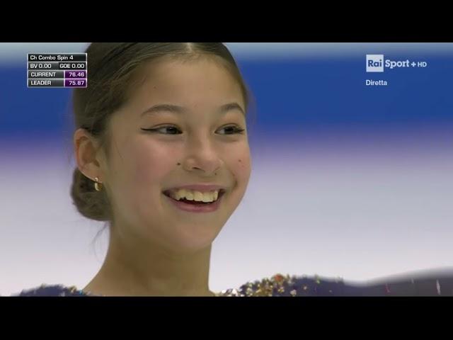 Alysa LIU USA Free Skate 2019 Junior Grand Prix Final Raisport