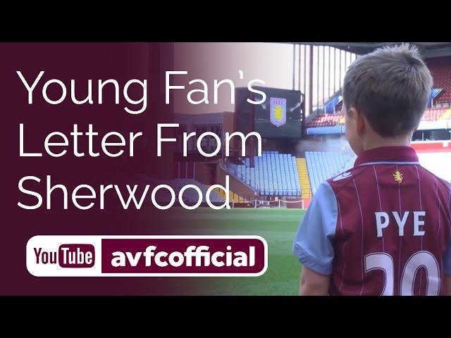 Six-year-old managerial hopeful visits Villa Park