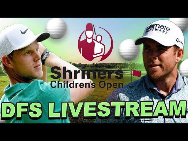 DFS Stream: 2023 Shriners Children's Open Draftkings Strategy, Prize Picks, Underdog + Live Chat