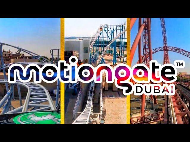 EVERY Rollercoaster at Motiongate Dubai Theme Park