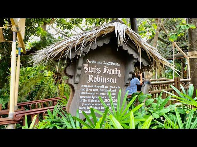 Swiss Family Treehouse at Magic Kingdom - FULL Walkthrough in 4K | Walt Disney World 2021