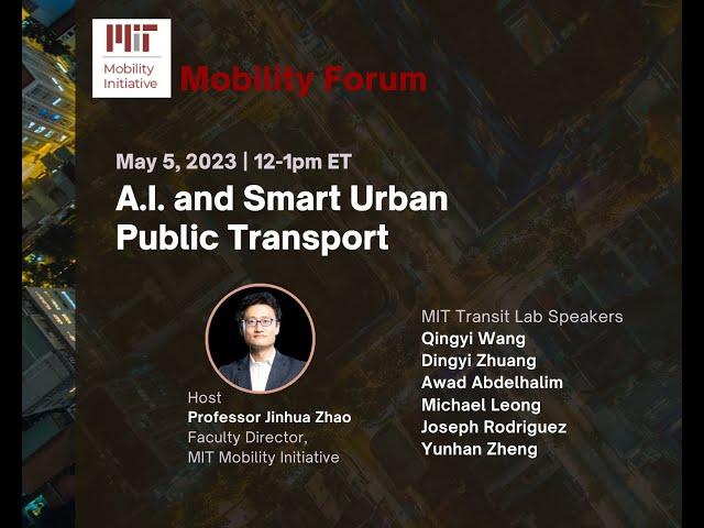 Jinhua Zhao & MIT Transit Lab - AI and Public Transit