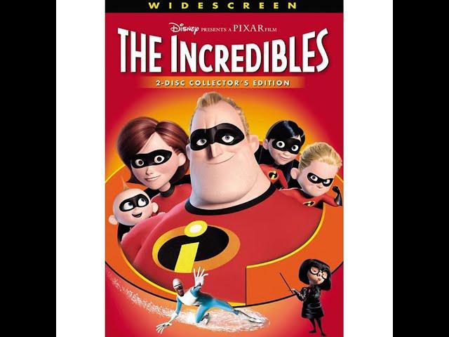 Opening to The Incredibles Widescreen DVD (2005, Both Discs)