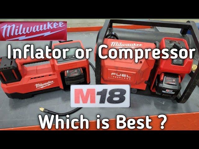 Milwaukee M18 Inflator 2848-20 VS M18 Fuel Quiet Air Compressor 2840-20. Which Is Best For You?