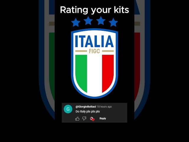 Rating your teams kits Italy National Team