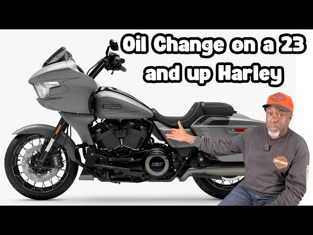 Easy - 3 Hole - Oil Change on a 2023 and newer Harley Davidson