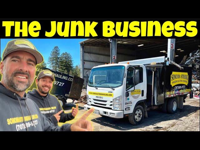 A Day In The Life In The Junk Removal Business (2024) - How Much Money Did We Make?