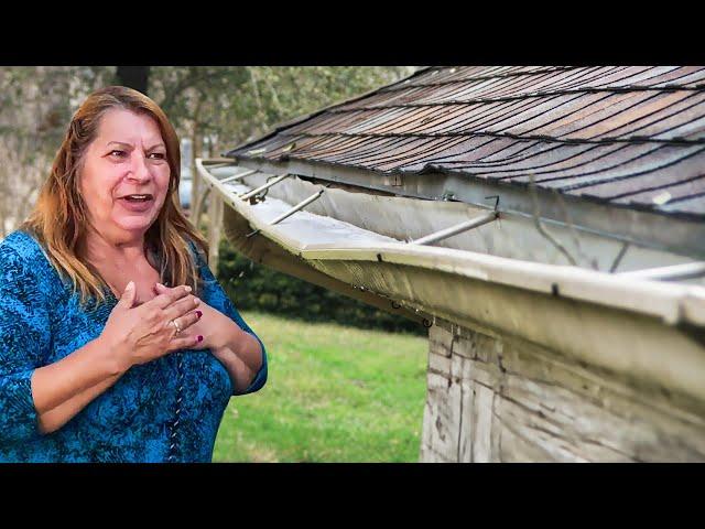 Surprising The Lady With a FREE Gutter Makeover