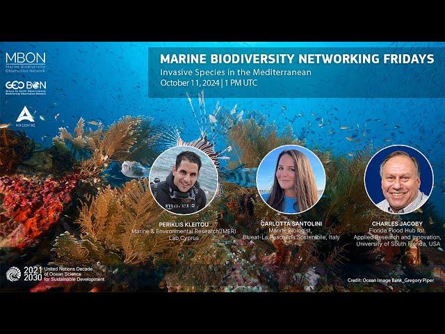 Marine Biodiversity Networking Friday on Invasive Species in the Mediterranean