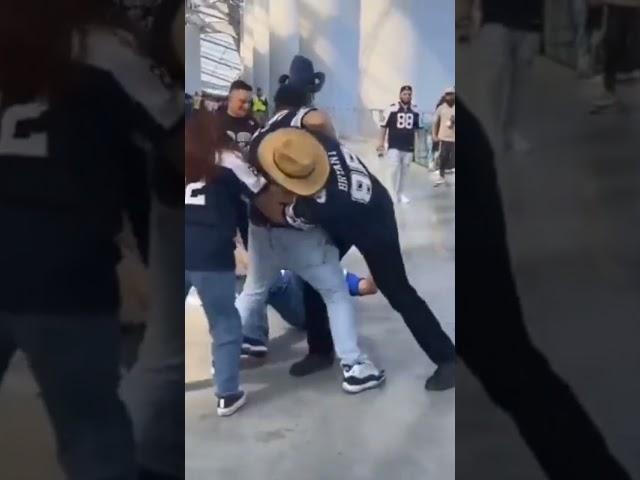 Dallas Cowboys fans STOMP Rams fan     #fight #NFL #football #sports #dallascowboys #larams