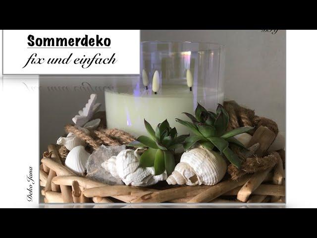 DIY: Sommer im Körbchen, mach’s dir fein (How to) / Deko Jana