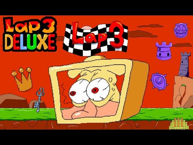 Pizza Tower Lap 3 Deluxe: ALL CHASES as The Noise (P rank and all keys)