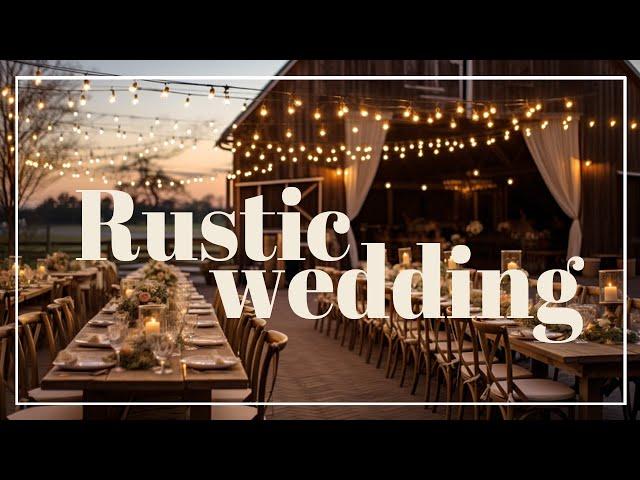 Rustic Wedding Decorations  |  2024 Wedding Decorations & Ideas