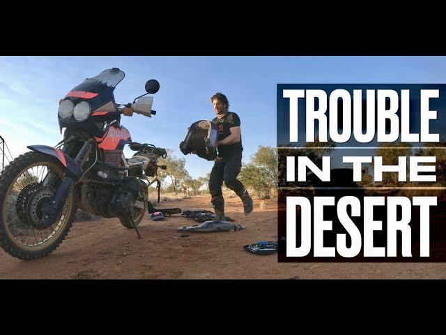 Fixing my old Honda while trying to cross Central Australia - Episode 6