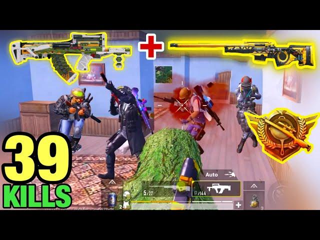 BEST GAMEPLAY with GROZA + AWM | CROWN 1 Tier SOLO vs SQUAD | TACAZ  PUBG MOBILE