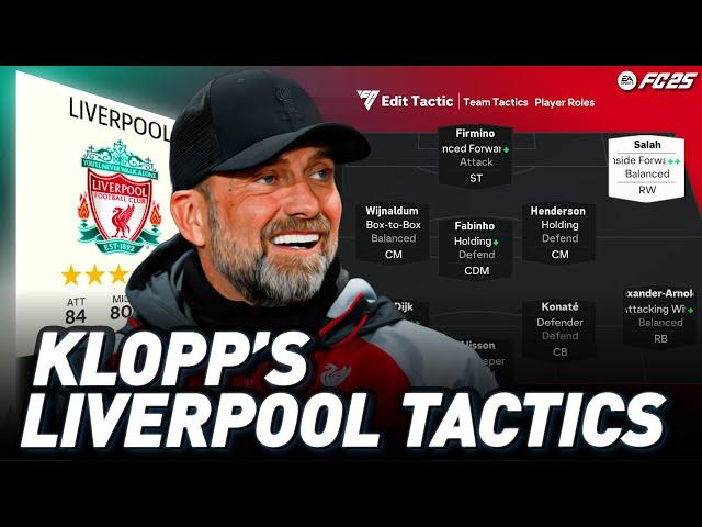 MASTERING KLOPP'S LIVERPOOL GEGENPRESSING TACTICS IN FC 25