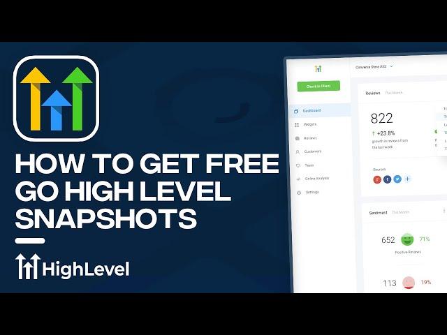 How to Get Free Go High Level Snapshot Templates (2024)