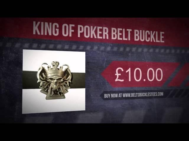 King of Poker Belt Buckle