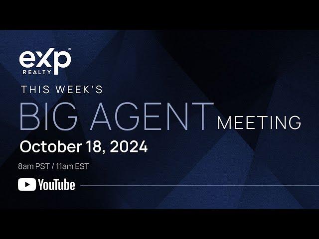 The BIG Agent Meeting