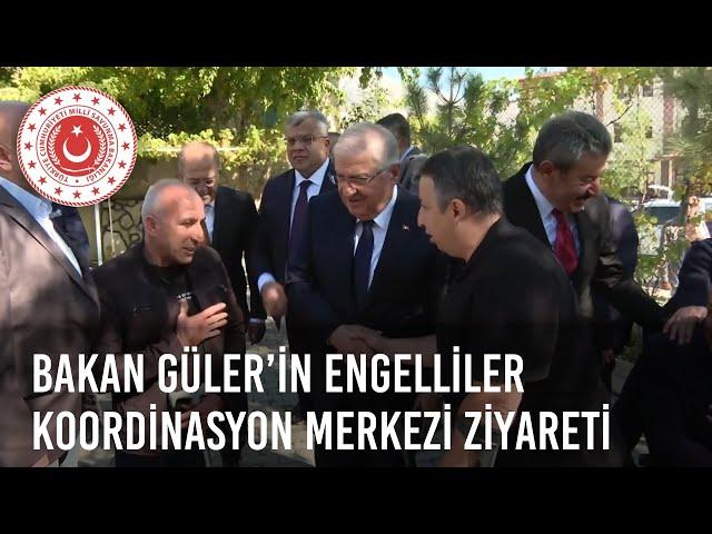 Bakan Güler, Engelliler Koordinasyon Merkezi’nde Engelli Vatandaşlarımızla Bir Araya Geldi