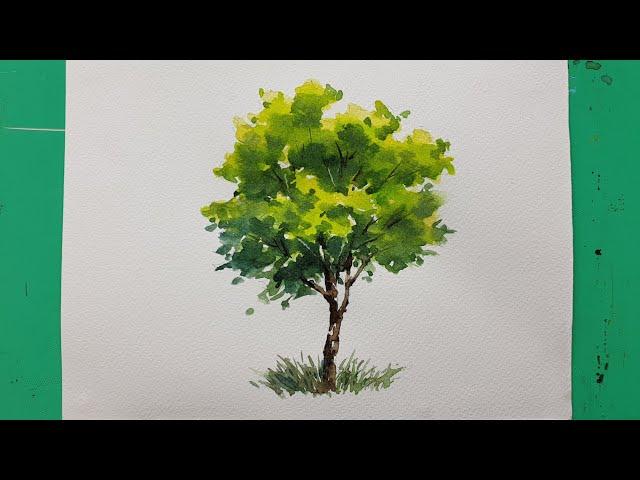 水彩 畫樹 /Easy Watercolor Painting－Tree 