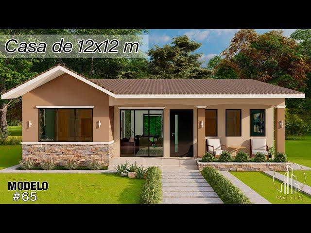 Hermosa Casa de 12x12m | 3 recámaras | 2 baños