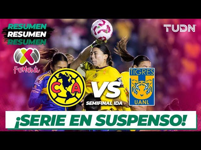 Resumen y goles | América vs Tigres | Liga Mx Femenil AP2024-4tos | TUDN