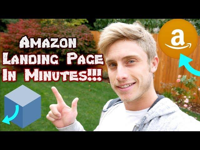Make A Landing Page IN MINUTES For FBA Products | Landing Cube Tutorial