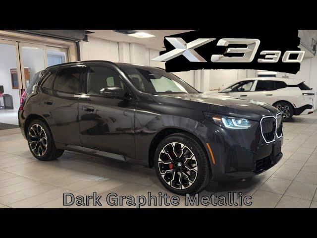 NEW ARRIVAL! 2025 BMW X3 30 xDrive Dark Graphite Metallic #bmw #x3 #g45