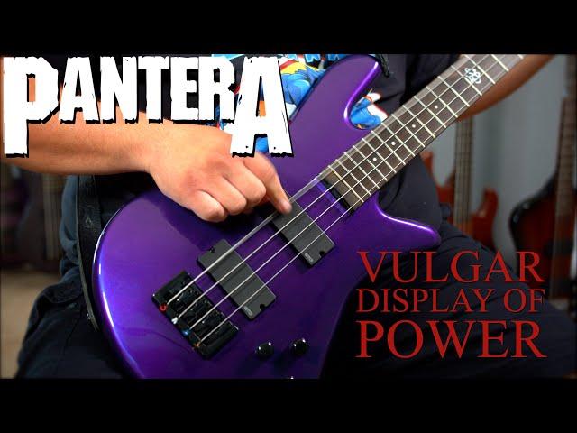 [FULL ALBUM BASS COVER] Pantera - Vulgar Display of Power