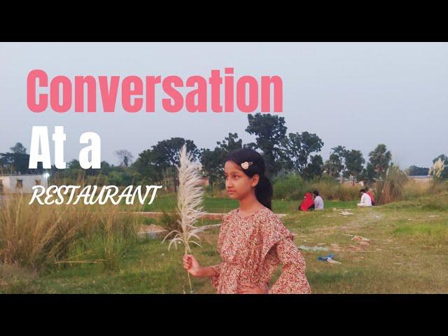 Conversation at a restaurant | Samia's world | #english #conversation #advance #learning #new |