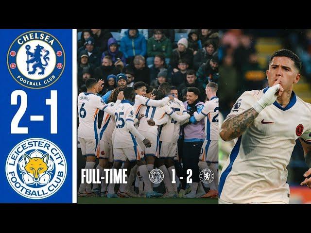 Leicester city vs Chelsea Fc (1:2) All Goals & Highlights premier league 2024/25