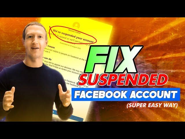 Fix Facebook Suspended Accounts Without Any ID | Super Easy Way | Pro Ads