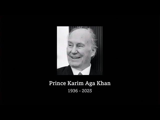 Prince Karim Aga Khan passes away (1936 - 2025) (UK/French/Swiss/Portugal) - UK News - 5/Feb/2025