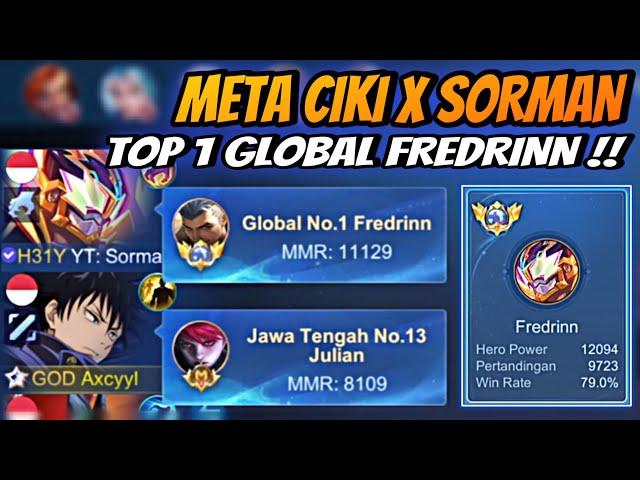 Meta Ciki x Sorman Top 1 Global Fredrinn !! Party Stong Auto Win !?