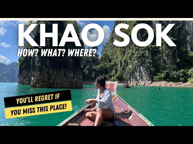 How to travel Khao sok national park? | A Complete Travel Guide