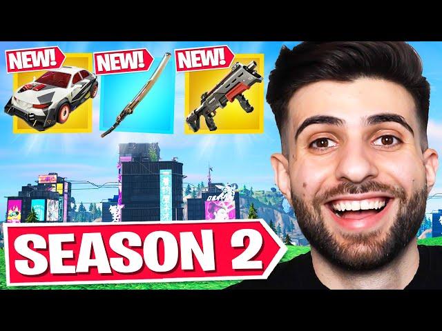 FORTNITE SEASON 2 IS HERE! (New Mega City, New Pump, Katana)