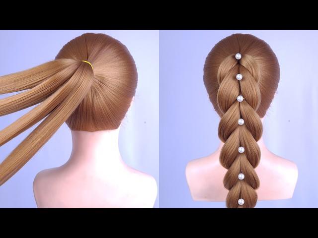 easy ponytail hairstyle for girls | hairstyle for outgoing | hairstyle for ladies | easy hairstyle