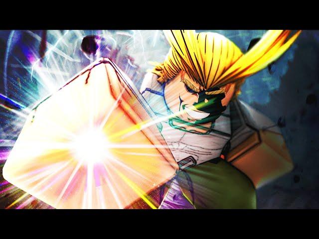 Becoming All Might and DESTROYING Servers in Heroes Battlegrounds.. (Roblox)