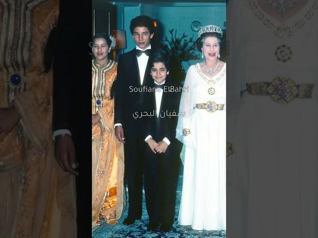  الحسن الثاني ️ الملكة إليزابيث 