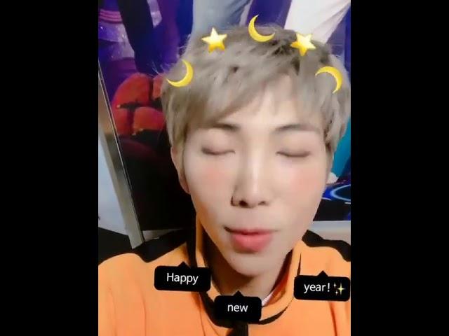 BTS Fancafe (RM) - Happy New Year Greetings! (180119)