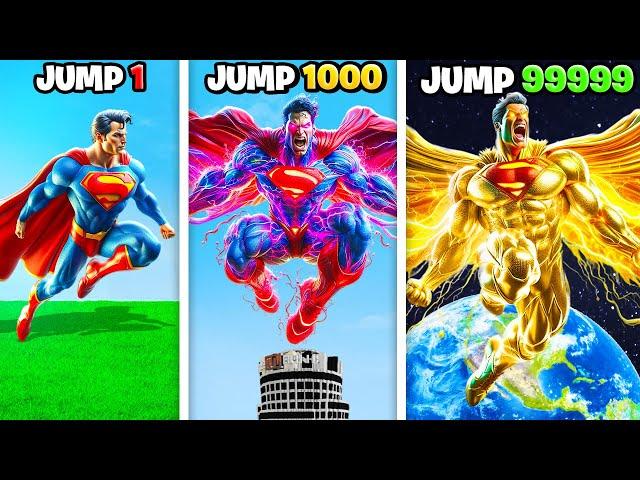 SUPERMAN Upgrades With Every Jump In GTA 5!