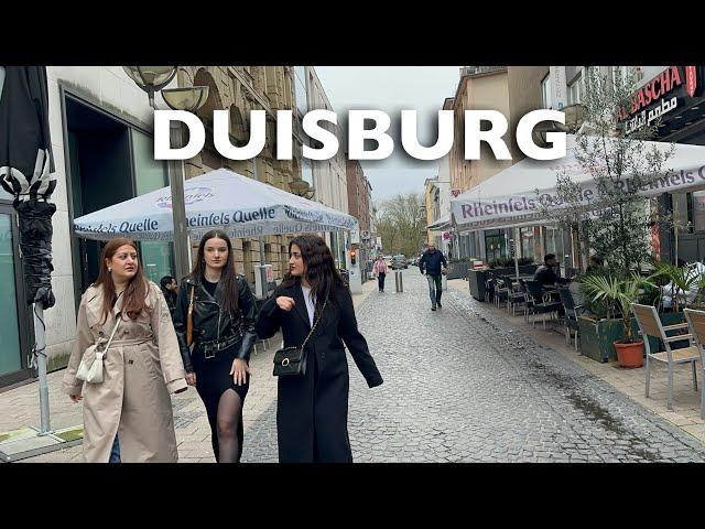 Duisburg Central Winter Walking Tour 2024 | A Romantic City To Visit in Germany️