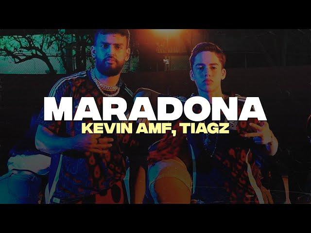 como Ronaldinho, estilo brasileño || Kevin AMF, Tiagz - Maradona (LETRA)