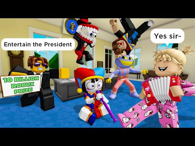 THE AMAZING DIGITAL CIRCUS 4: PRESIDENT CAINE  Roblox Brookhaven  RP - Funny Moments