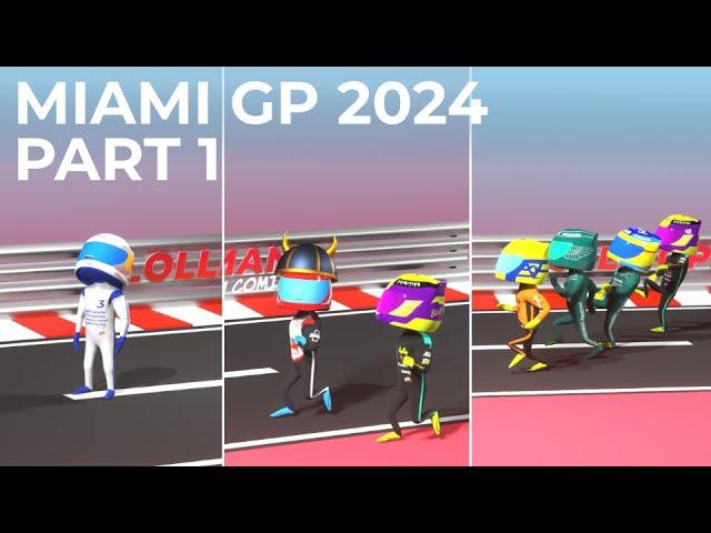 Miami GP 2024 - Part 1 | Highlights | Formula 1 Comedy