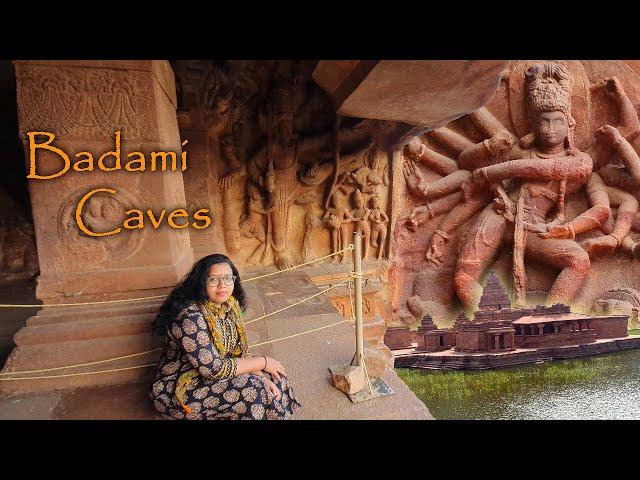 Badami Caves Tour | Bhootnath Temple | Agastya Lake | 4K - One Day Tour | Hindi