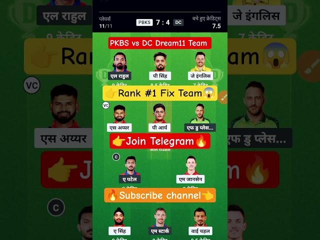LIVE | PBKS vs DC Dream11 Prediction | Punjab vs Delhi 58th Match IPL Dream11 Team Today Prediction