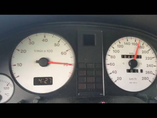 Audi S2 Big Turbo acceleration 100-200